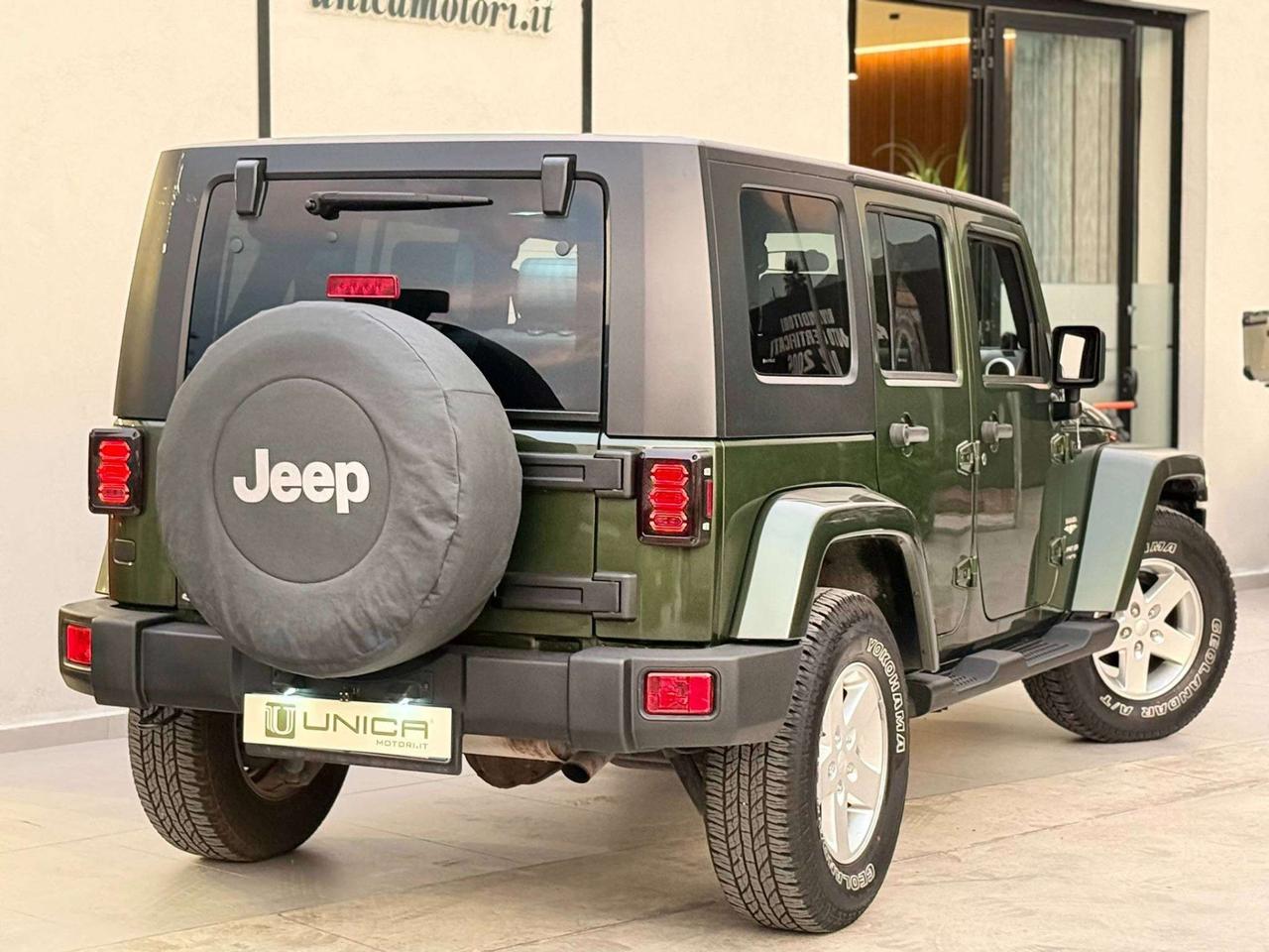 Jeep Wrangler Unlimited 2.8 177 CV CRD SAHARA MANUALE FULL LED CAMERA MANIACALE