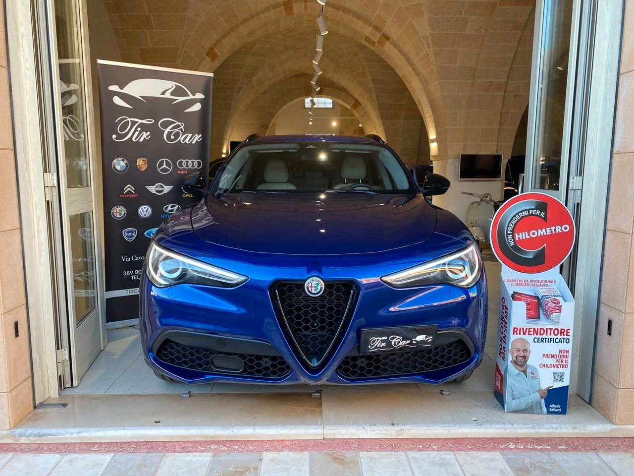 ALFA ROMEO STELVIO SPRINT 2.2 190CV RWD PELLE NAVI CAM CARPLAY ANNO 2021
