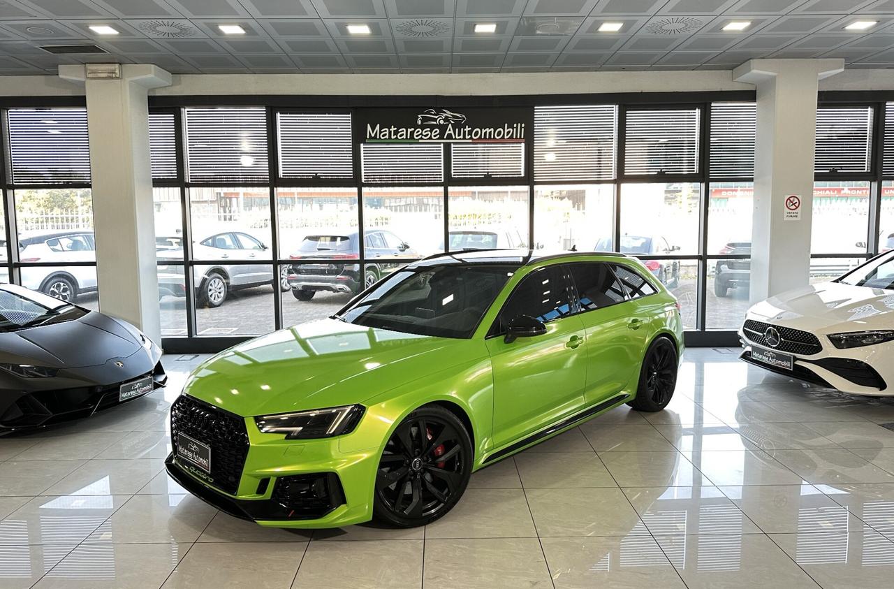 Audi RS4 2.9cc 450cv SediliMassaggianti Matrix B&O Radar TagliandiAudi WRAPPING