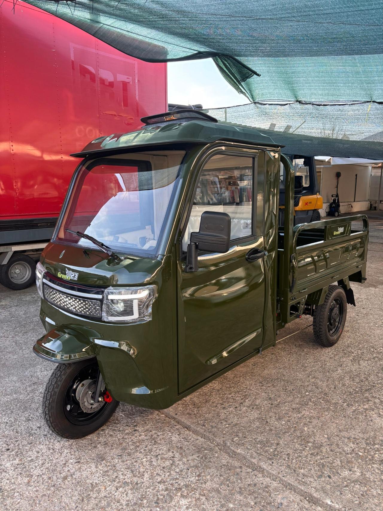 E- CARRO CABIN - MOTOCARRO ELETTRICO CABINATO RIBALTABILE