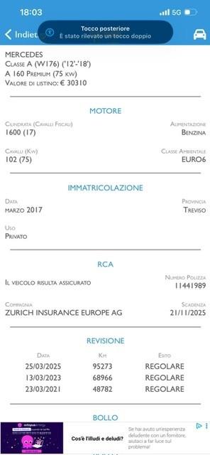 Mercedes-benz A 160 d Sport