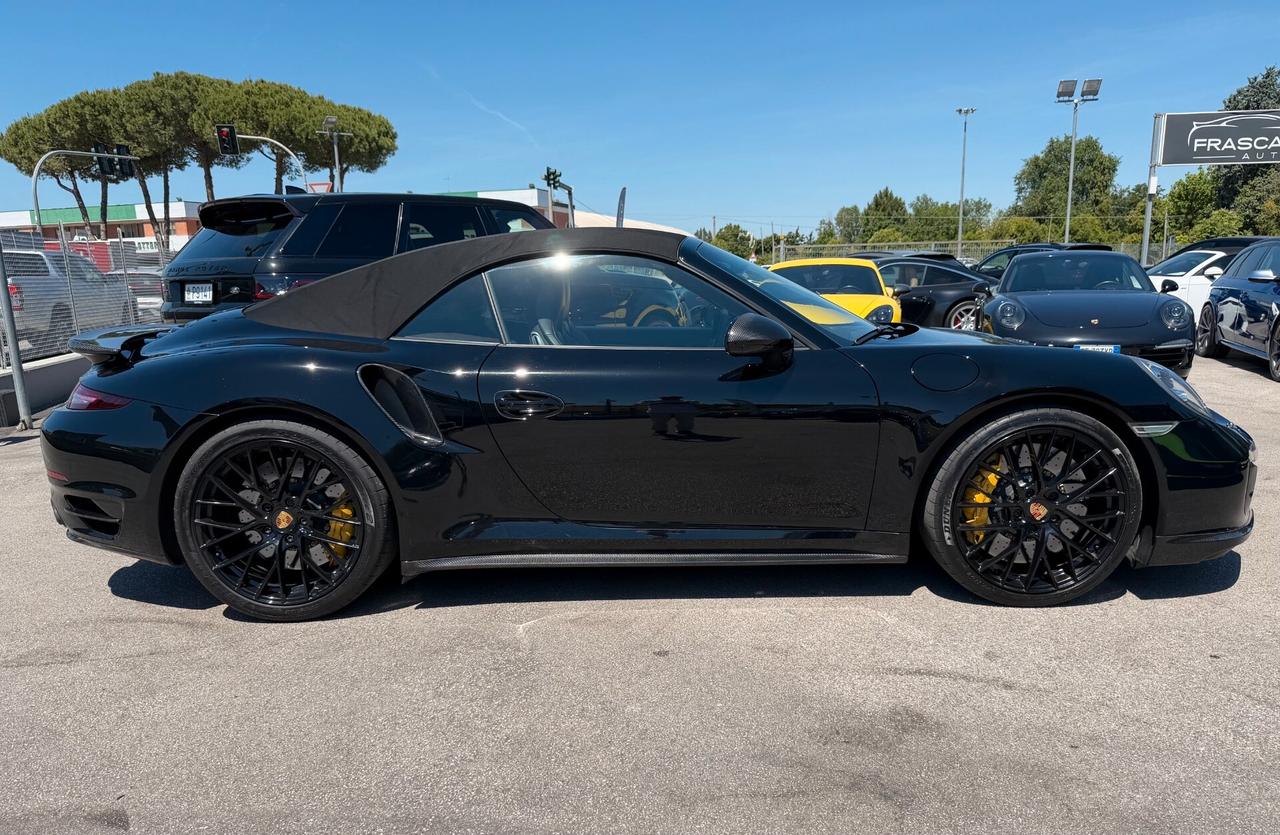 Porsche 911 3.8 Turbo S Cabriolet/fantastica/carbonio/km doc.