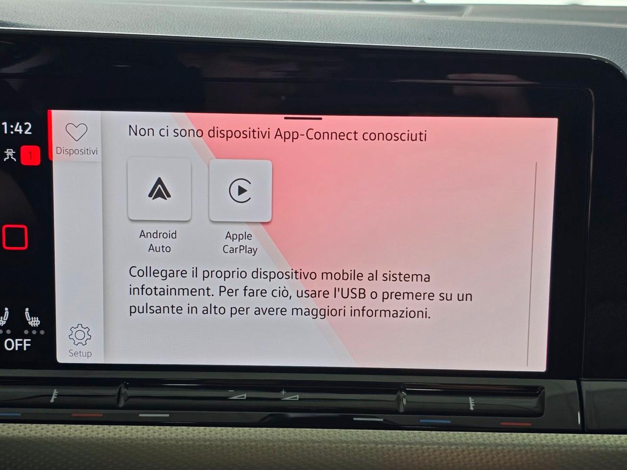Volkswagen Golf TDI MOVE LIFE C.16 Tetto Nav Led Matrix Clima3Zone