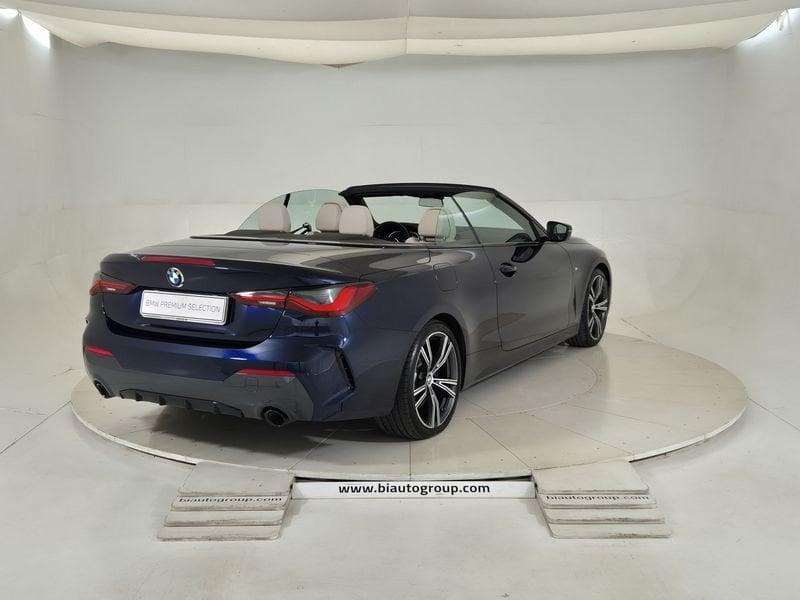 BMW Serie 4 Cabrio Serie 4 G23 2020 Cabrio Diesel 420d Cabrio mhev 48V Msport auto