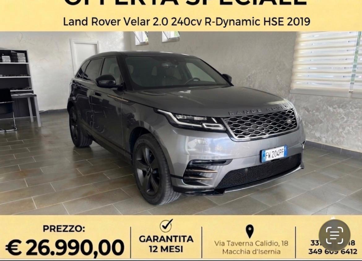 Land Rover Range Velar 2.0D 240 CV R-Dynamic HSE