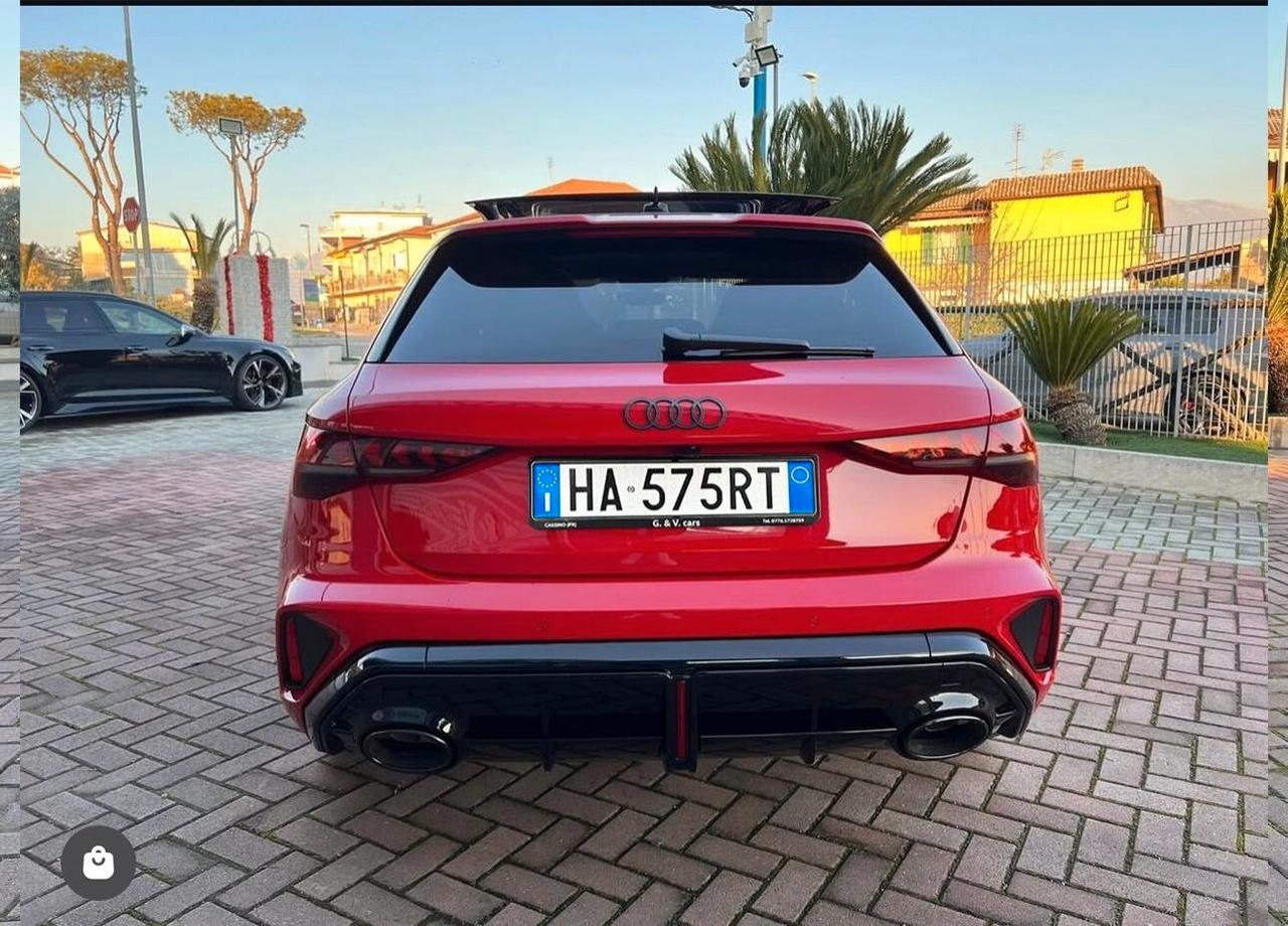 Audi RS3 ACCONTO €28.000 NOLEGGIO RISCATTO NOSCORING