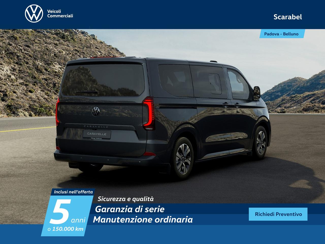 Volkswagen T7 Caravelle t7 2.0 tdi 170cv life l1 auto