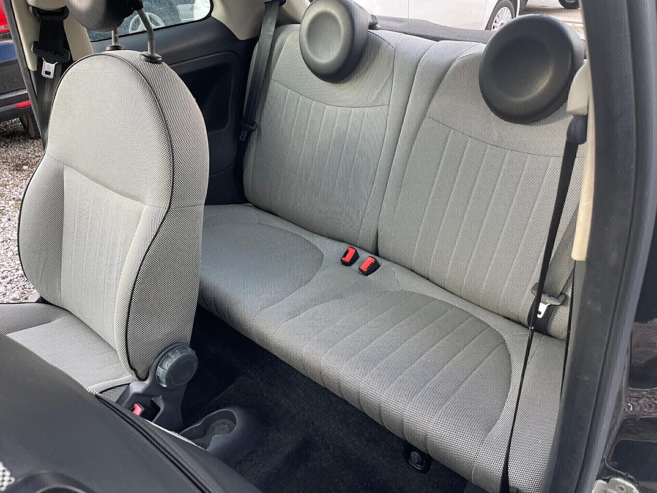 Fiat 500 1.2 BENZINA nero met. TAGLIANDO COMPLETO
