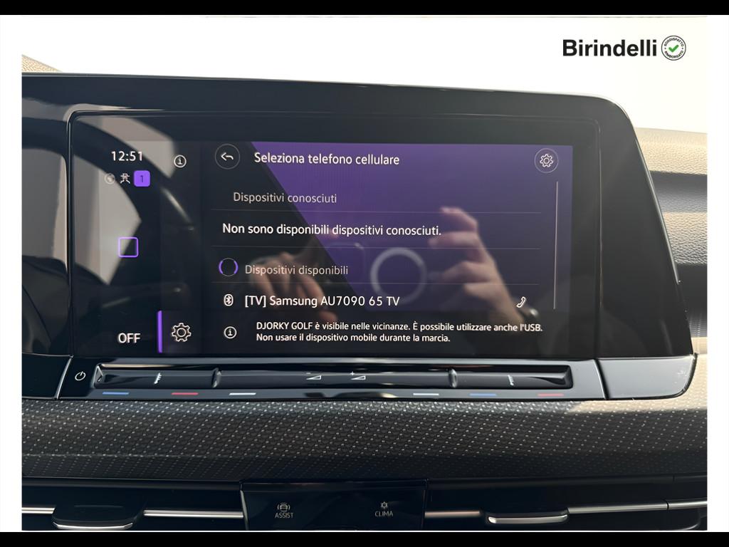 VOLKSWAGEN Golf 8ª serie - Golf 2.0 TDI 150 CV DSG SCR R-Line