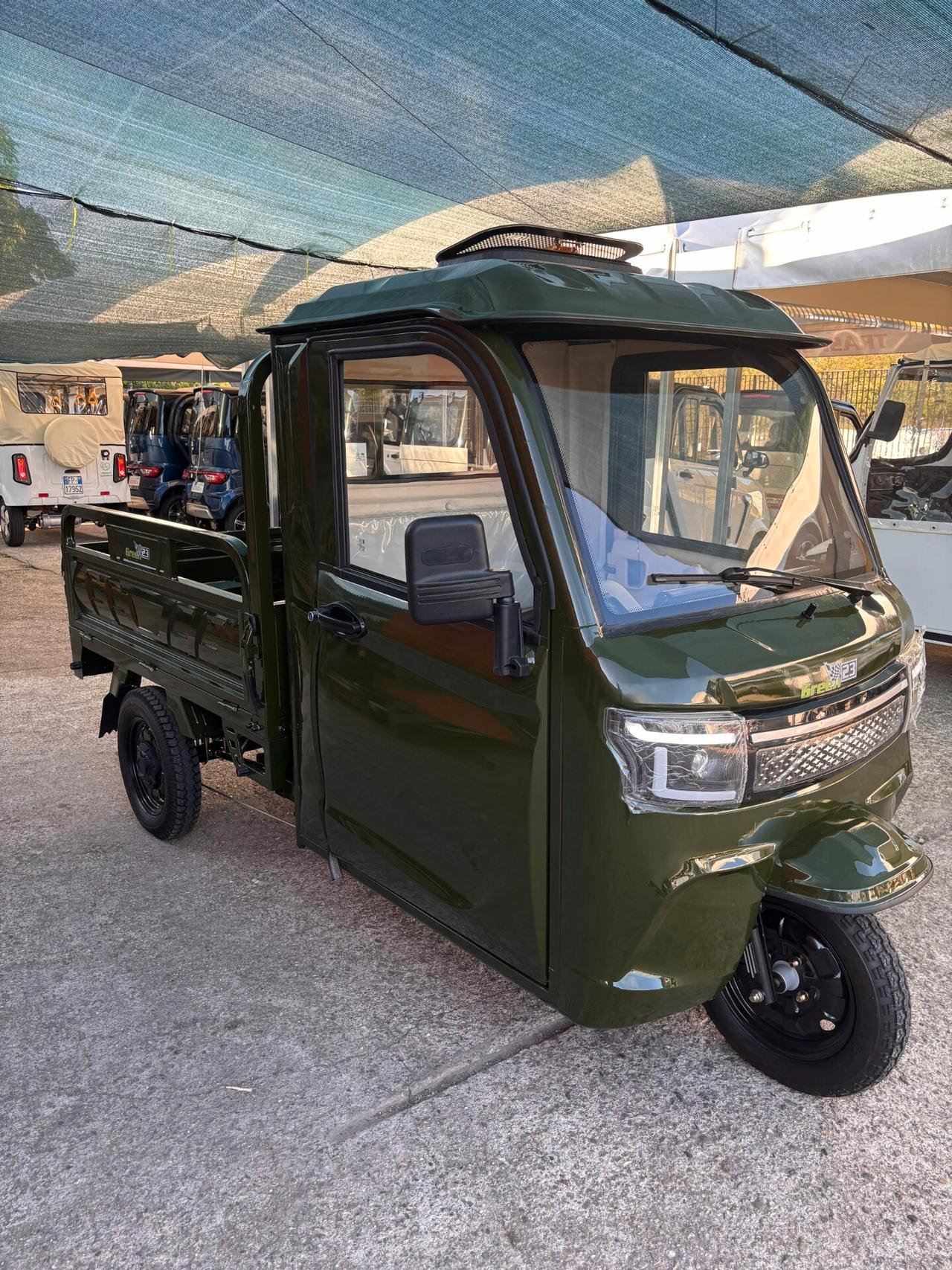 E- CARRO CABIN - MOTOCARRO ELETTRICO CABINATO RIBALTABILE