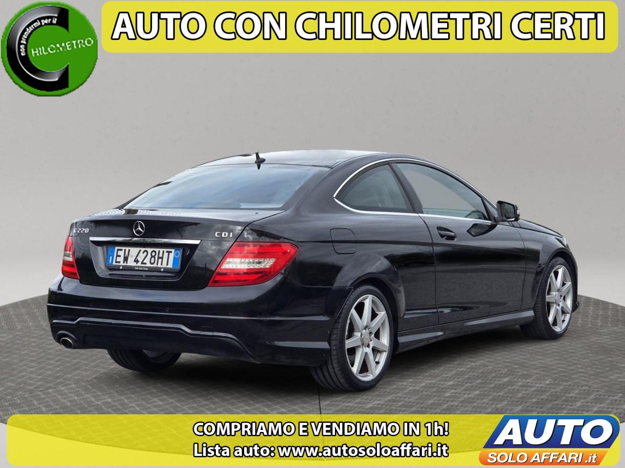 MERCEDES-BENZ C 220 CDI Coupé AVANTGARDE AUTOMATICA UNIPROPRIETARIO