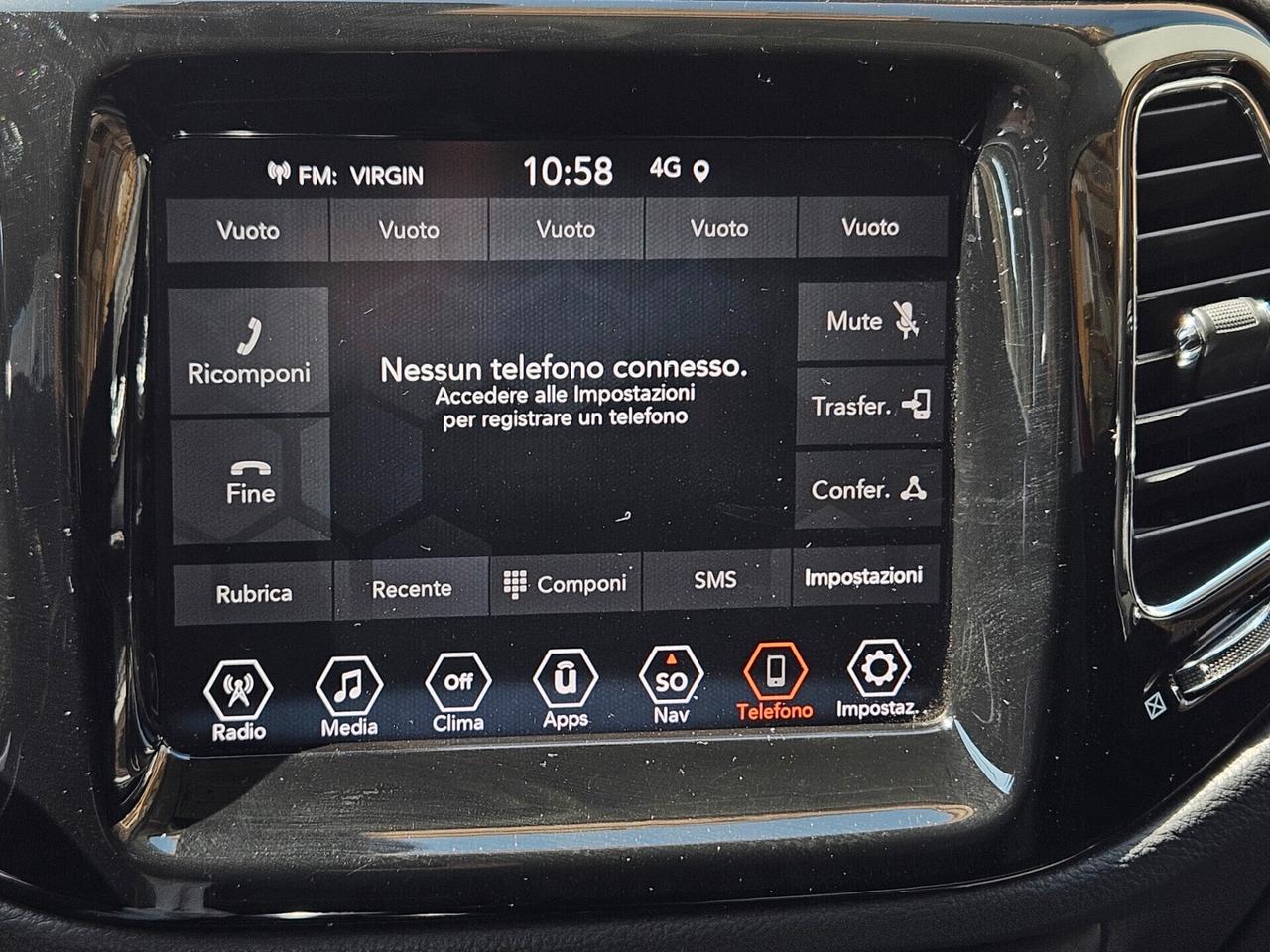 JEEP COMPASS 1600 MJT FINE 2020 KM CERTIFICATI