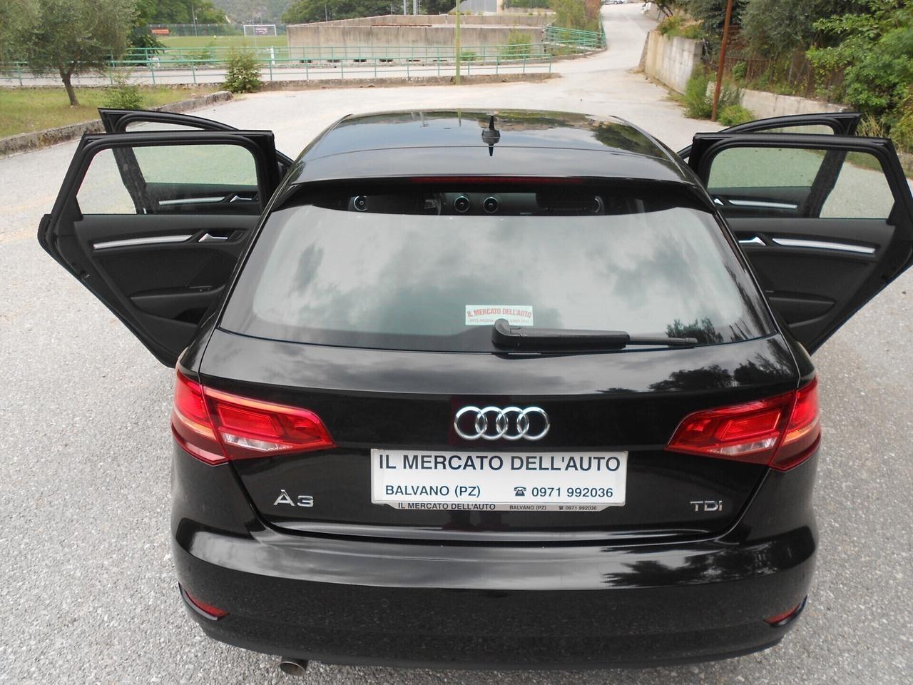 A3(my'19)S.B.1.6TDI(103.000km:NUOVA)E6B,NAVI,C.A.