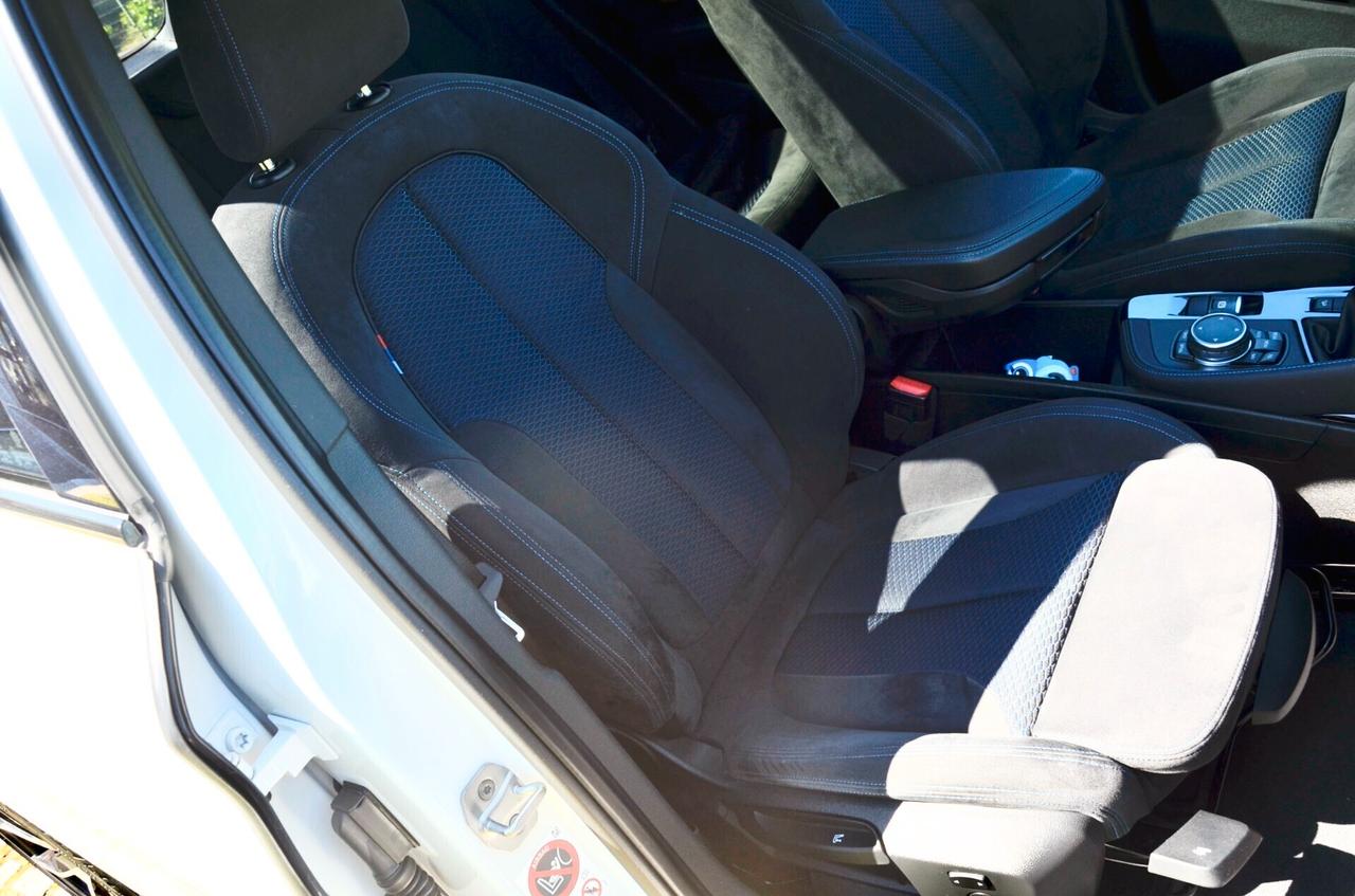 BMW X1 XDRIVE20d MSPORT 190cv AUTO, EURO 6B, SERVICE BMW, TETTO, ALCANTARA, HEAD-UP DISPLAY, 18", PERMUTE