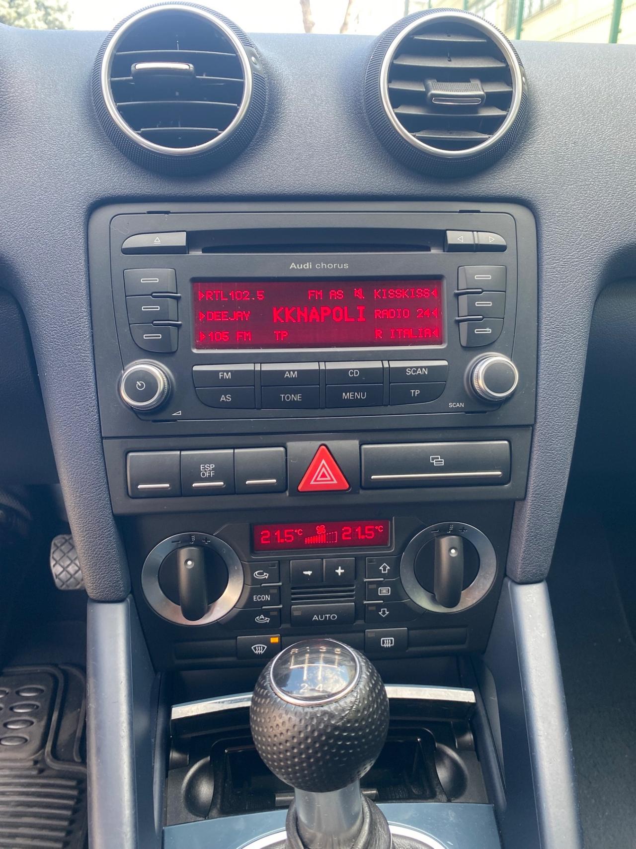 Audi A3 1.6 Benzina GPL Anno 2008 Full