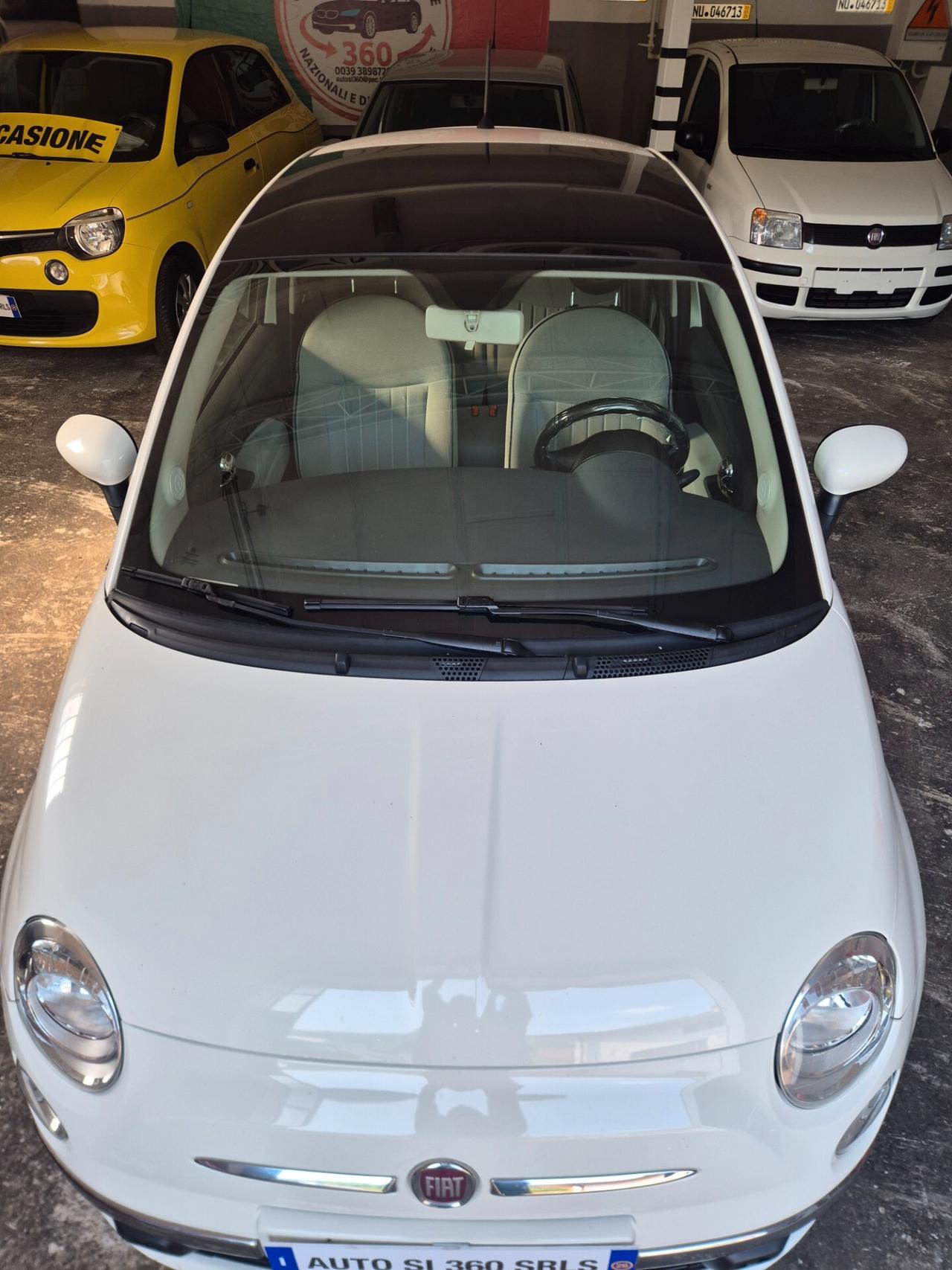 Fiat 500 1.2 benzina tettuccio panoramico neo patentati