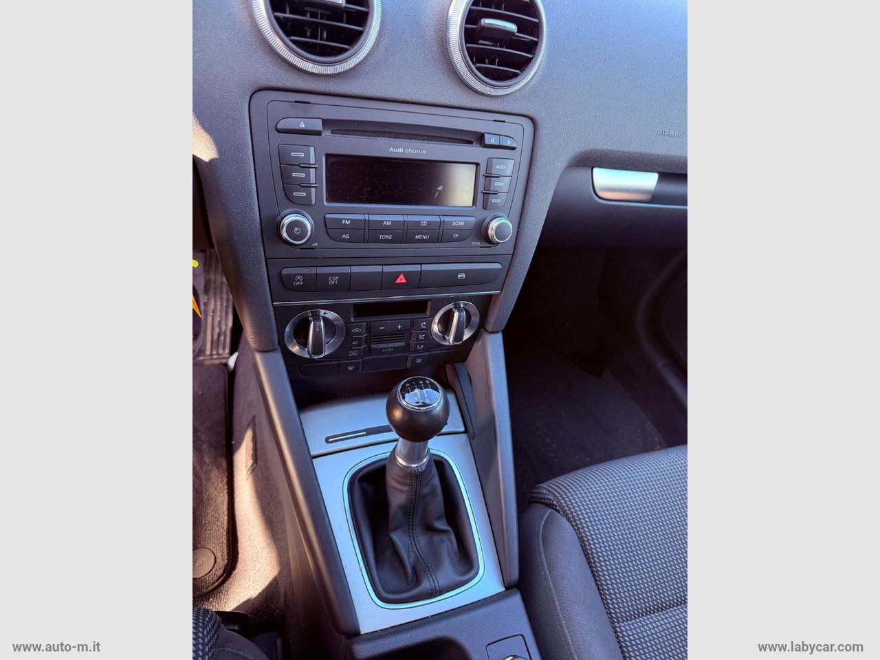 AUDI A3 SPB 1.6 TDI 105CV CR S-LINE ALLESTIMENTO ESTERIORE