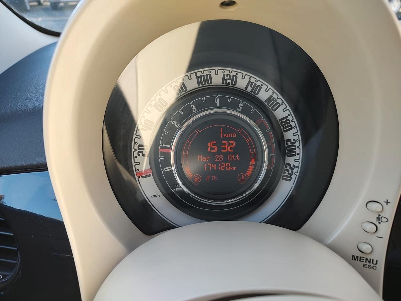 Fiat 500 1.2 Lounge, BENZINA, EURO 5, CAMBIO AUTOMATICO, OK NEOPATENTATI, GARANZIA L.12 MESI