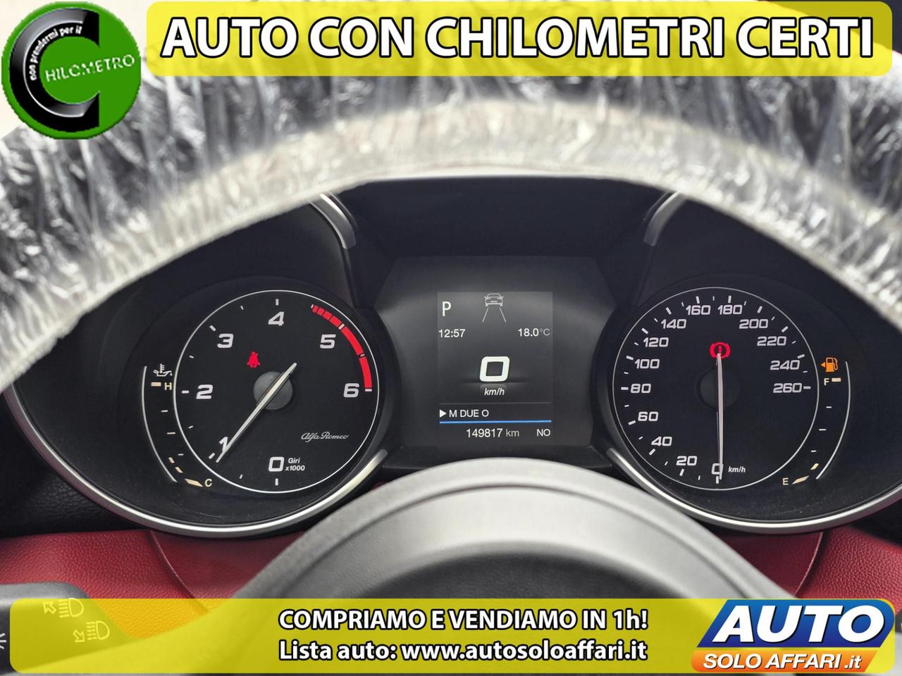 Alfa Romeo Giulia Berlina Giulia 2.2T 160CV AUTO MY19 EU6D/PELLE/NAVI/DISTRIBUZ.FATTA