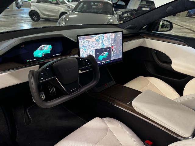 TESLA Model S LONG RANGE#C.LEGA21#VOLANTEYOKE#OPTICWHITE