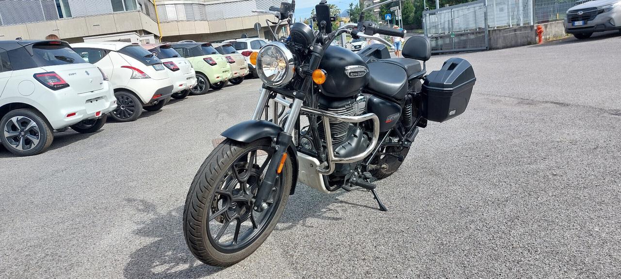 Royal Enfield Meteor borse e paramotore