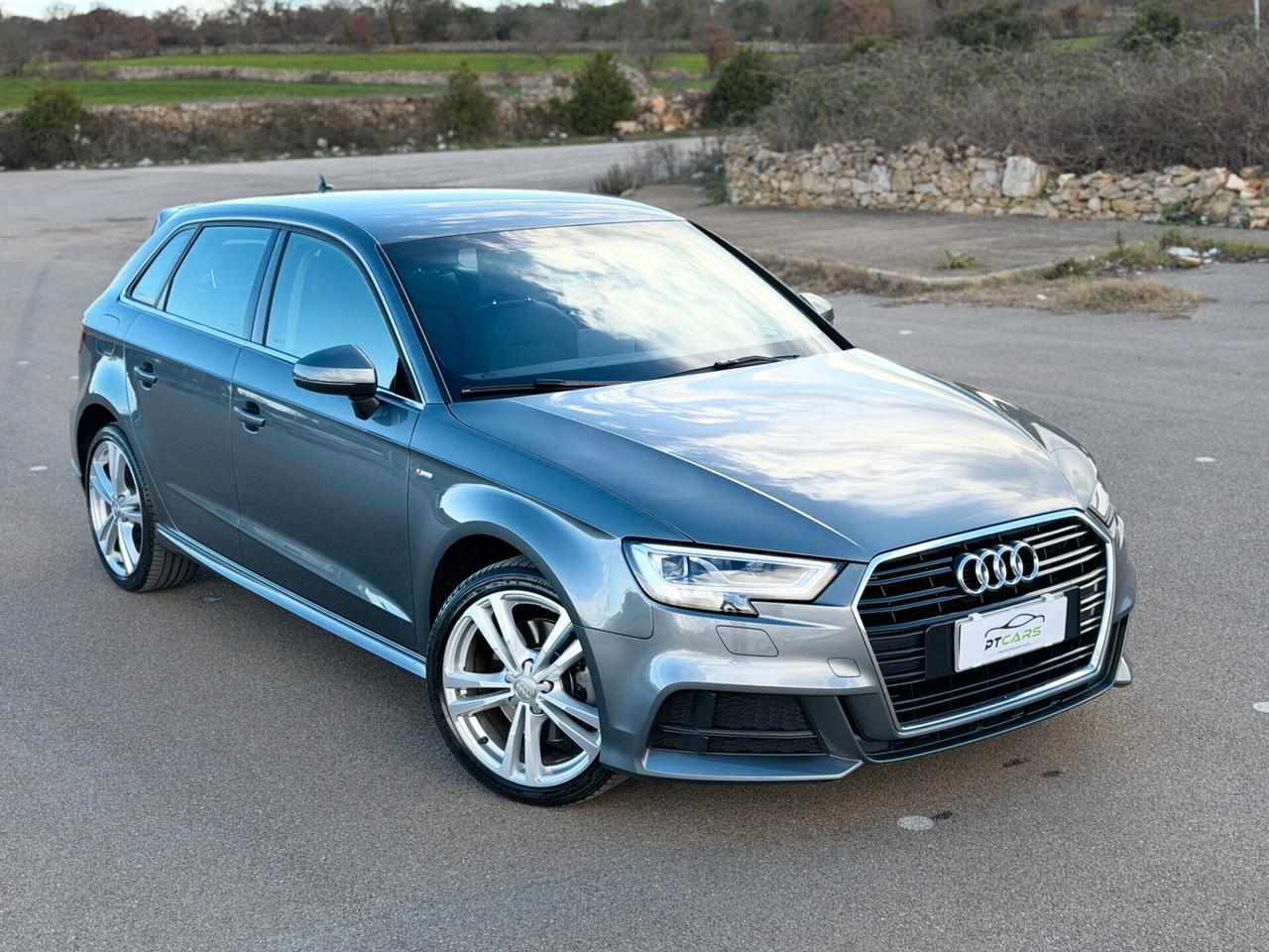 Audi A3 SPB 2.0 TDI 150cv S tronic S line Virtual 38.000km