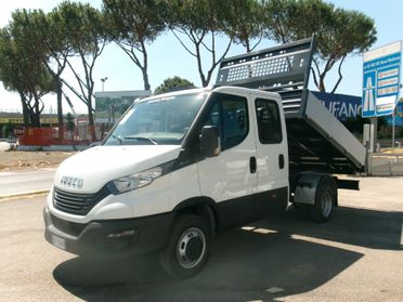 Iveco Daily 35C14 2.3 140CV E6D DOPPIA CABINA 7POSTI RIBALTABILE **32000 KM**