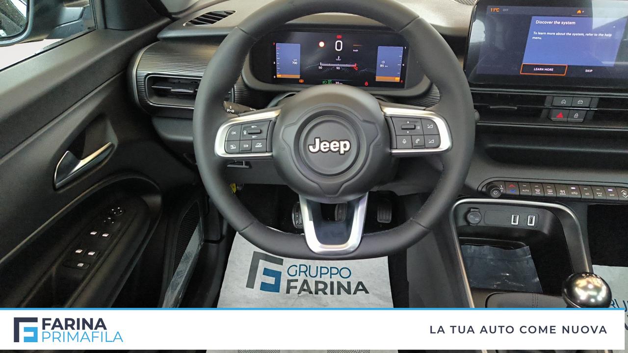 JEEP Avenger Benzina Avenger Altitude 1.2 100cv