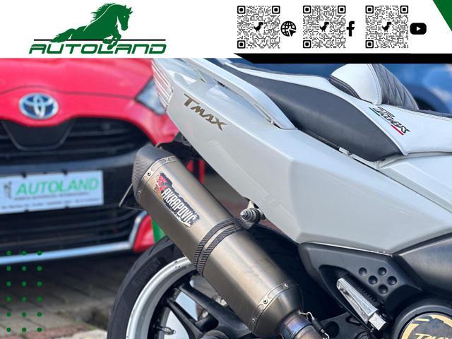 YAMAHA T-Max 500 WhiteMax*Scarico Akrapovic*SellaPelleBicolore