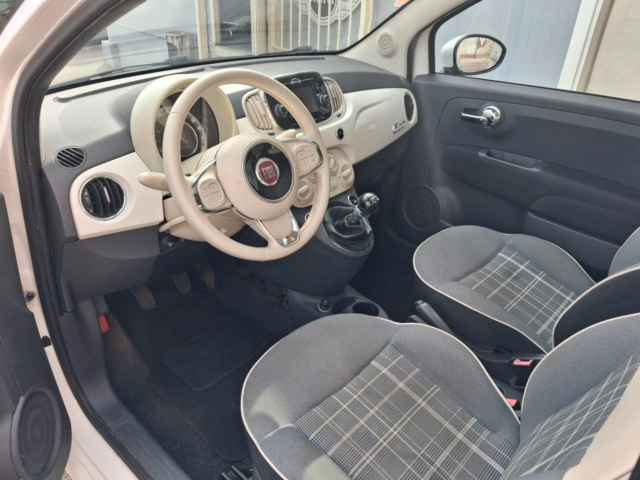 Fiat 500 1.2 69 C.V. LOUNGE TETTO PANORTAMICO KM 78432