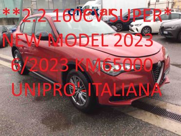 Alfa Romeo Stelvio 2.2 160CV SUPER MY23 SENZA VINCOLI FINANZIARI • UNIPRO' IVA ESPOSTA GARANZIA 12M