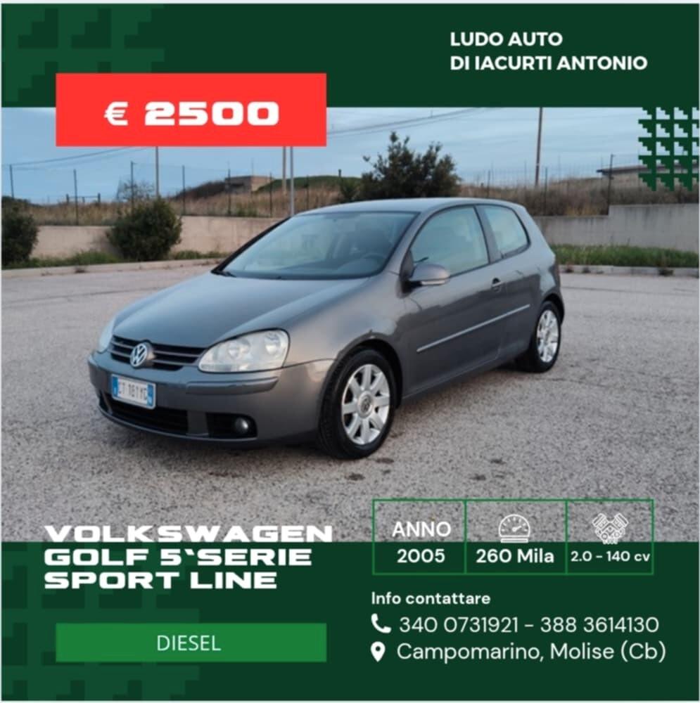 Volkswagen Golf 2.0 16V TDI 3p. Sportline
