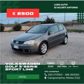 Volkswagen Golf 2.0 16V TDI 3p. Sportline