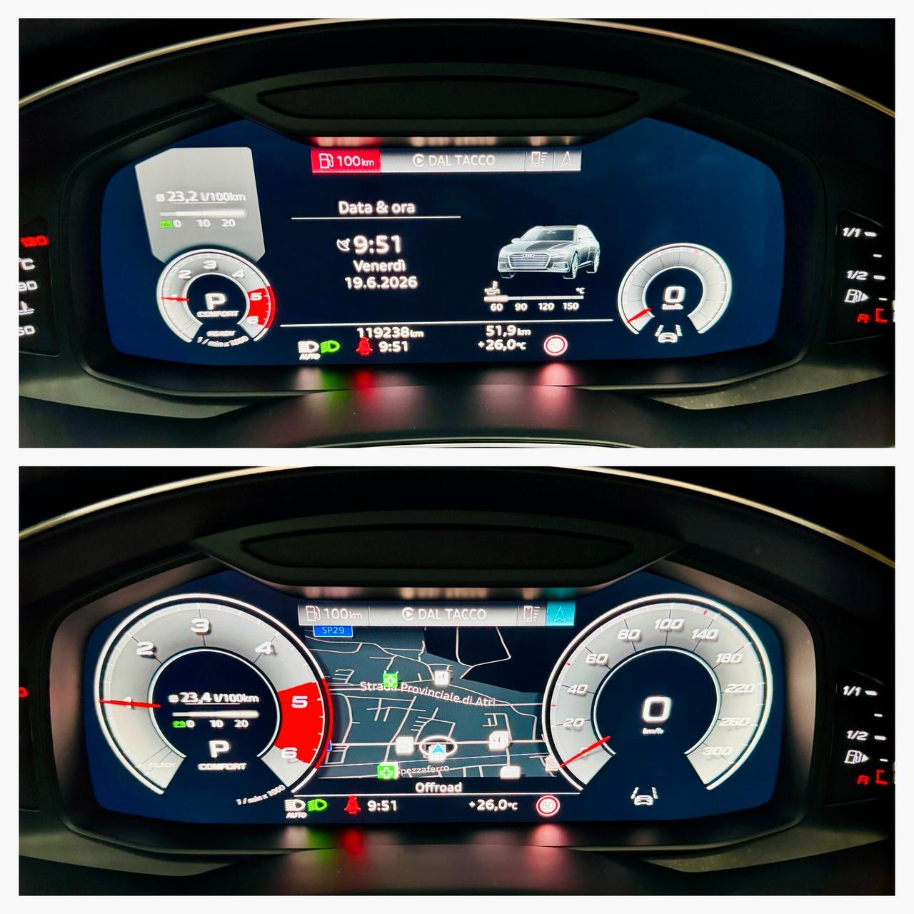 Audi A6 Avant 2.0 TDI 204CV Sport / CarPlay R.Cam Pelle
