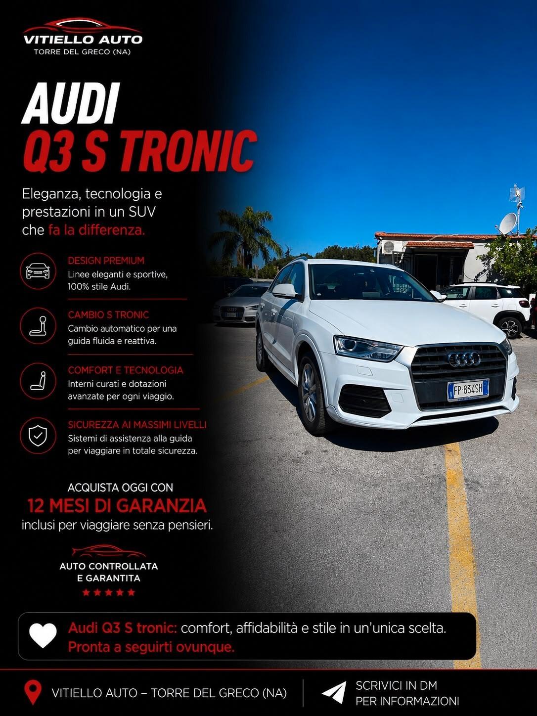 Audi Q3 2.0 TDI 150 CV quattro S tronic line Edition