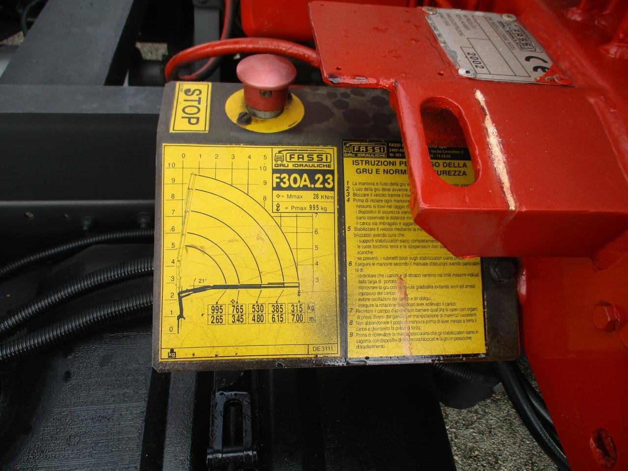 Nissan Cabstar 3000 120CV GRU FASSI F30 3S +RIBALT ATTACCHI PUNTA