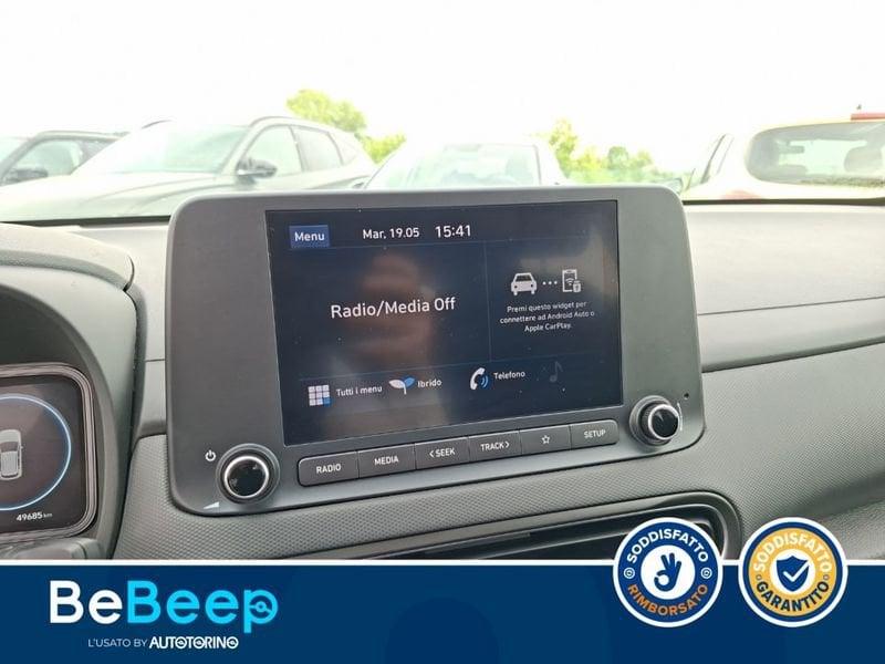 Hyundai Kona 1.6 GDI HEV XLINE 2WD 141CV DCT