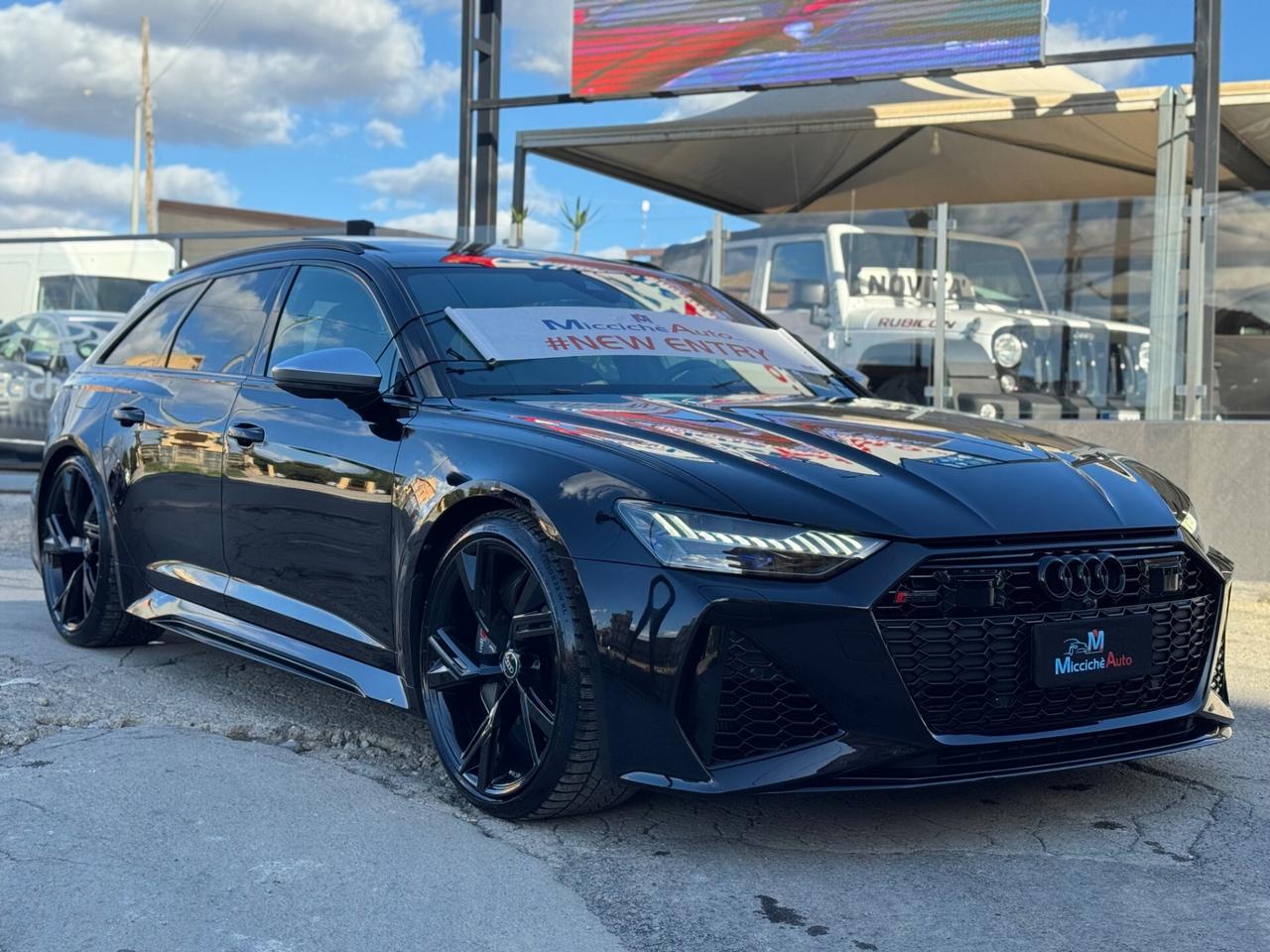 AUDI RS6 4.0 TFSI 600 CV MHEV TETTO R22 MATRIX IVA FULL