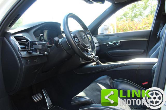 VOLVO XC90 D5 AWD Geartronic 7 posti R-design,Crystal White
