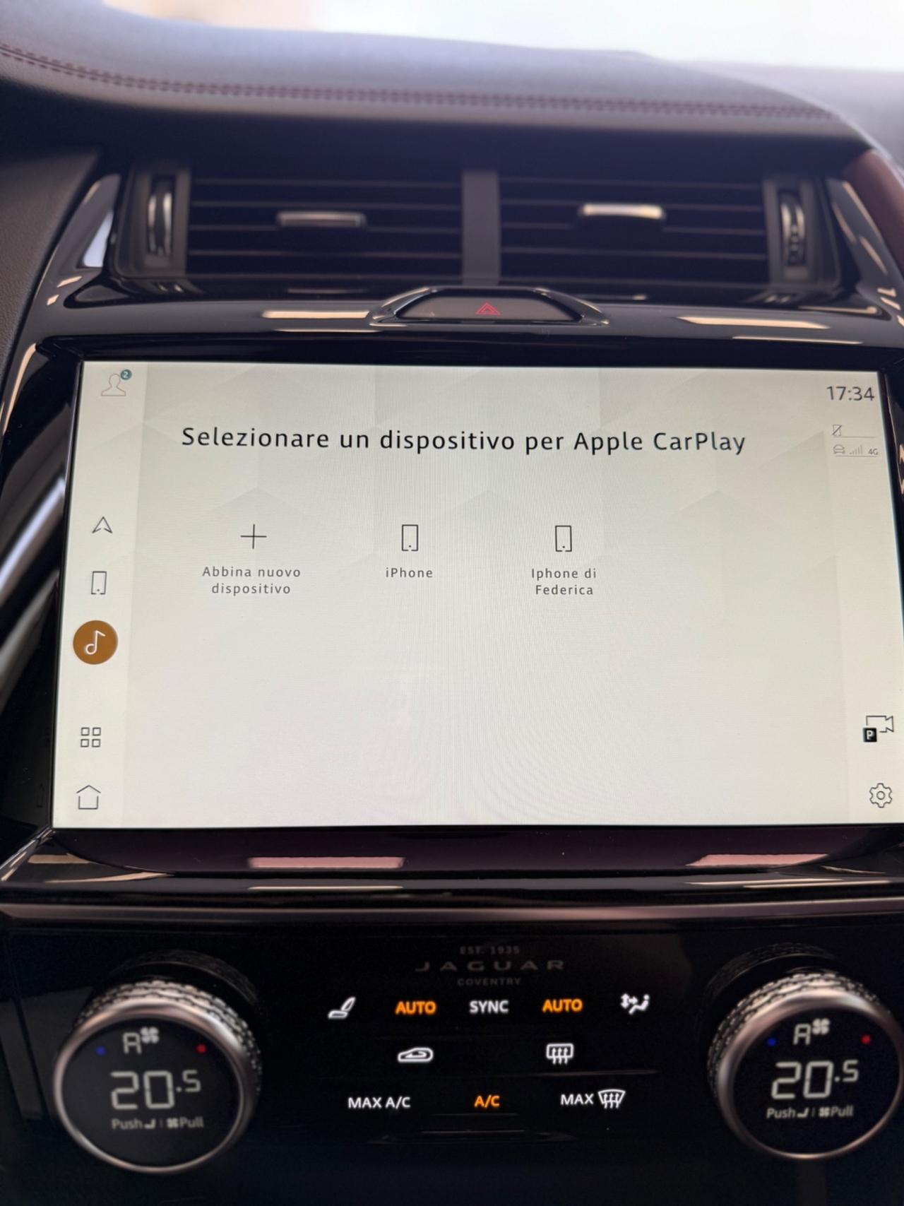 Jaguar E-Pace mhev R-Dynamic 204cv VIRTUAL COCKPIT.TELECAMERA 360*,NAVI,APPLE CARPLAY,INTERNI PELLE CARTIER