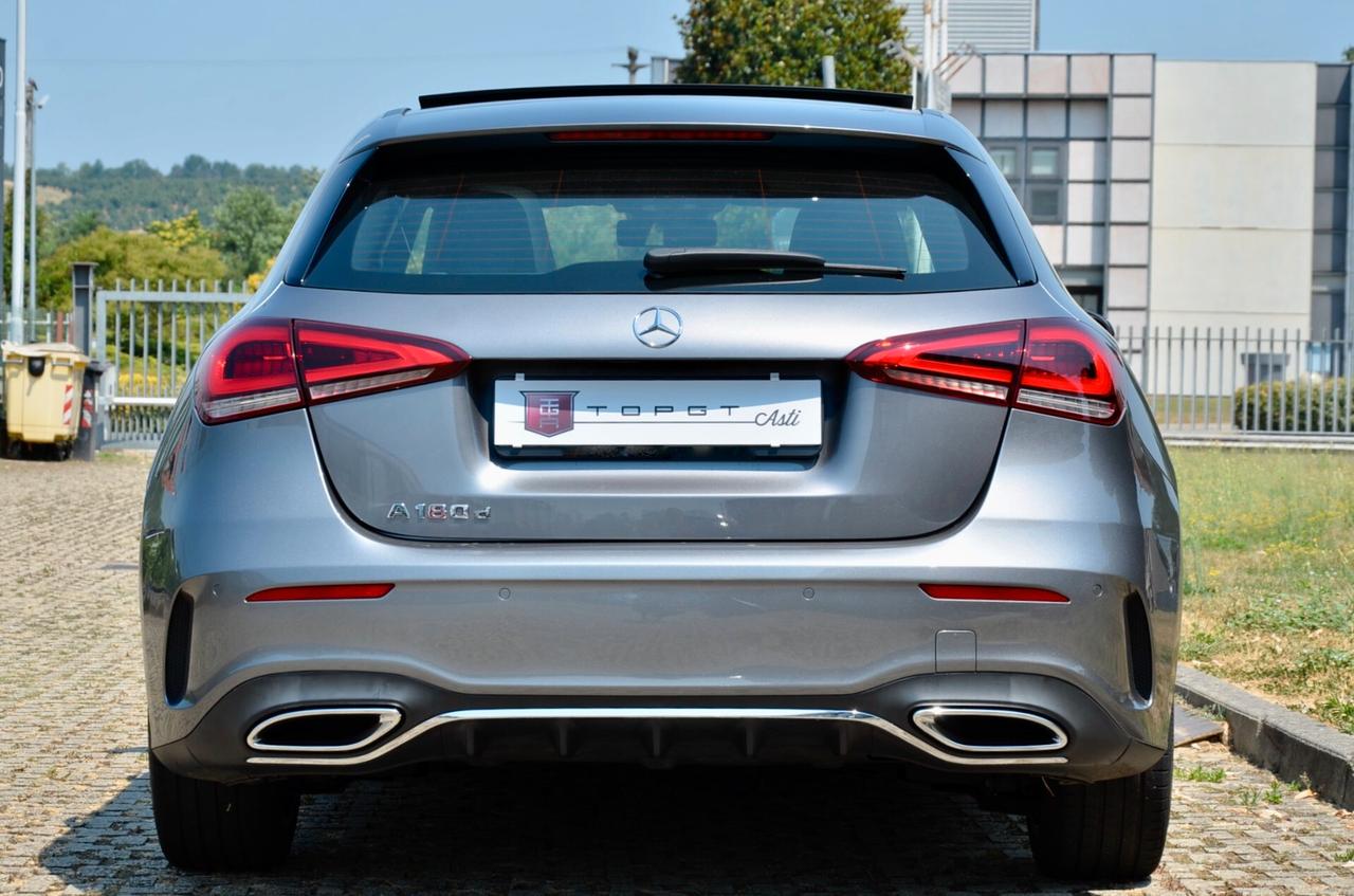 MERCEDES-BENZ A 180d PREMIUM AMG LINE 116cv AUTO, TETTO, HI-FI PREMIUM, EURO 6D, UFF ITALIANA, LUCI 64 COLORI, PERMUTE