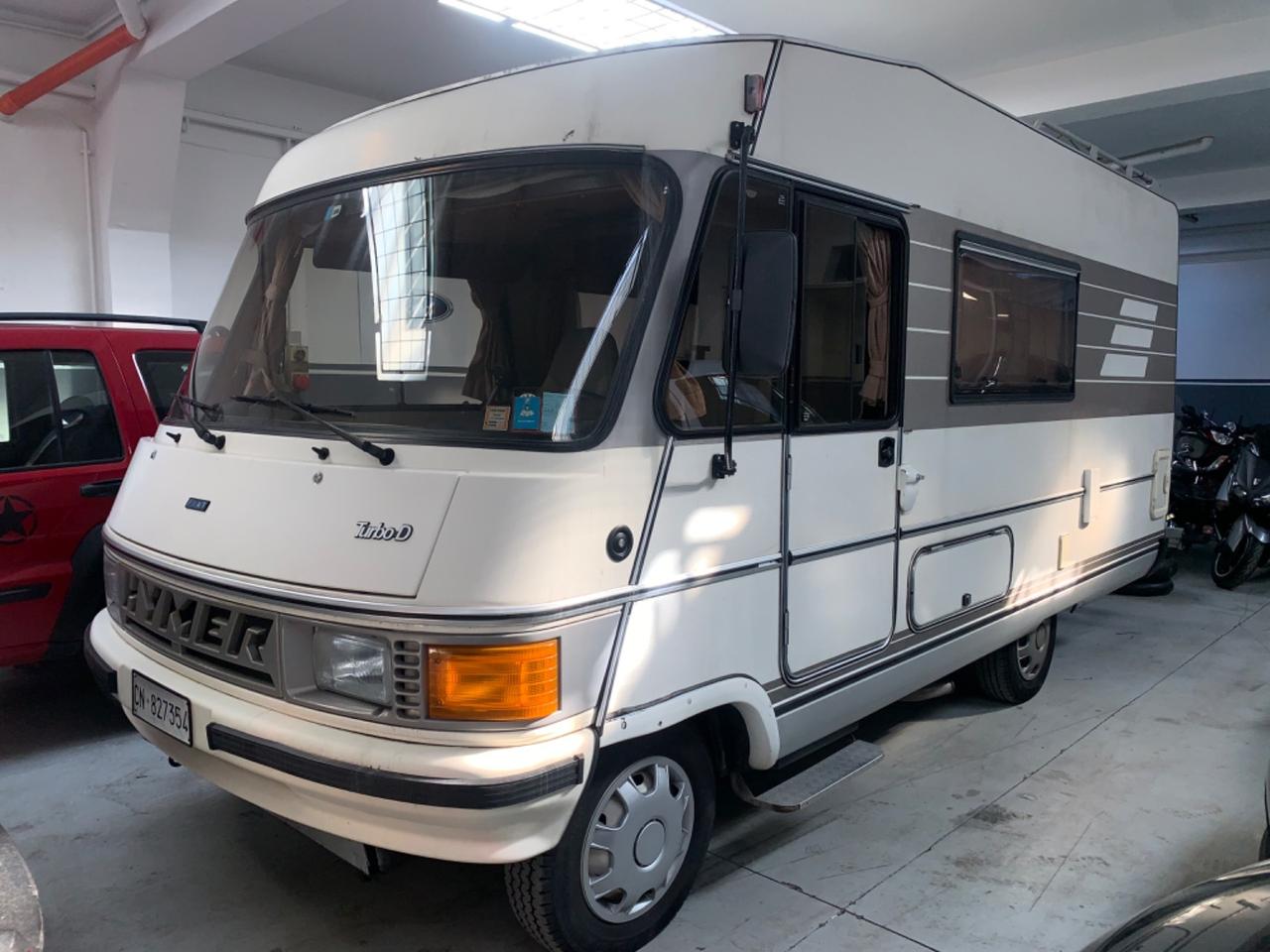 Fiat ducato Hymer 544 2.5cc turbo idrog. porta moto