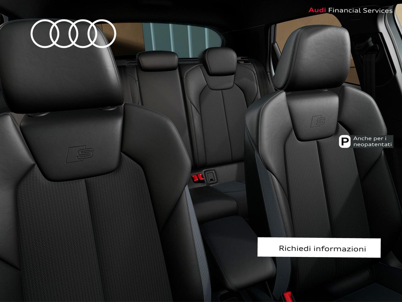 Audi A1 sportback 30 1.0 tfsi identity black 116cv s-tronic