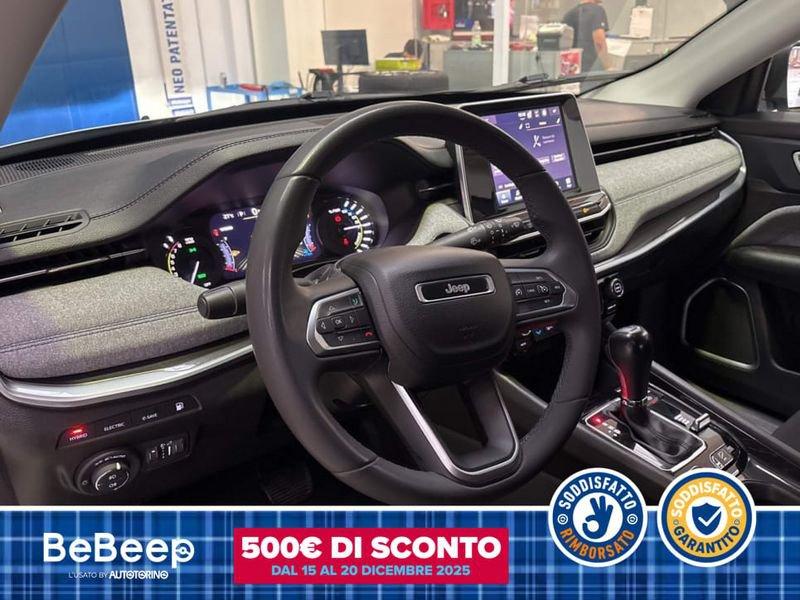 Jeep Compass 1.3 TURBO T4 PHEV LONGITUDE 4XE AUTO