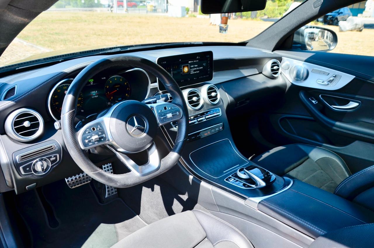 MERCEDES-BENZ C200 COUPE MHEV MILD HYBRID (EQ-BOOST) PREMIUM PLUS 184cv AUTO, UFF ITALIANA, SERVICE UFF MERCEDES, TETTO, HI-FI BURMESTER, FARI MULTIBEAM, 19", RETRO 360, PERMUTE