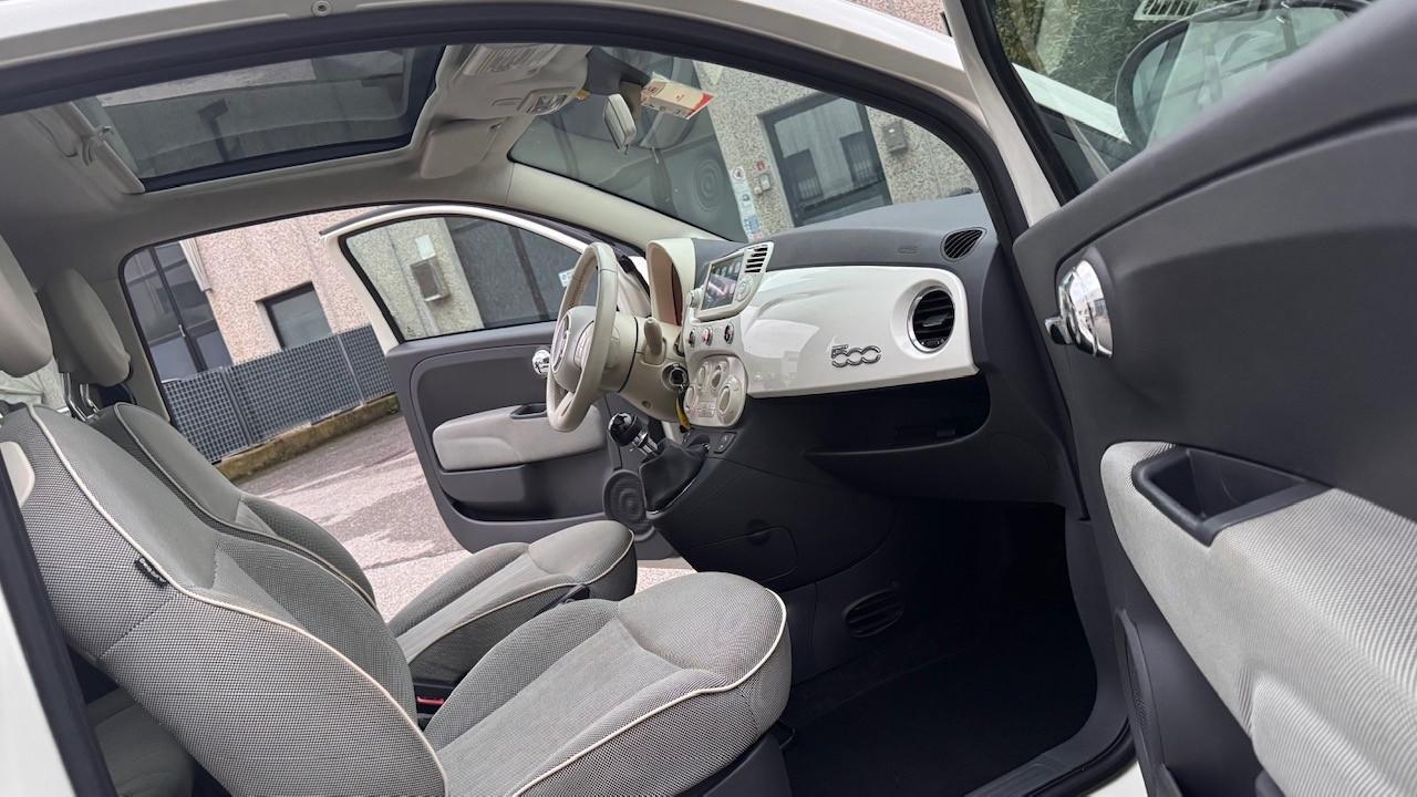Fiat 500 1.2 Lounge Unico proprietario euro 6