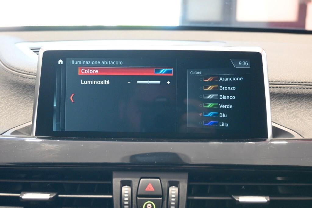 BMW X1 16D 115CV STEPTRONIC S-DRIVE XLINE PLUS ( FARI LED - PELLE - CRUISE - NAVI - PARK ASSISTANT - TELECAMERA POST. - CERCHI 18 )
