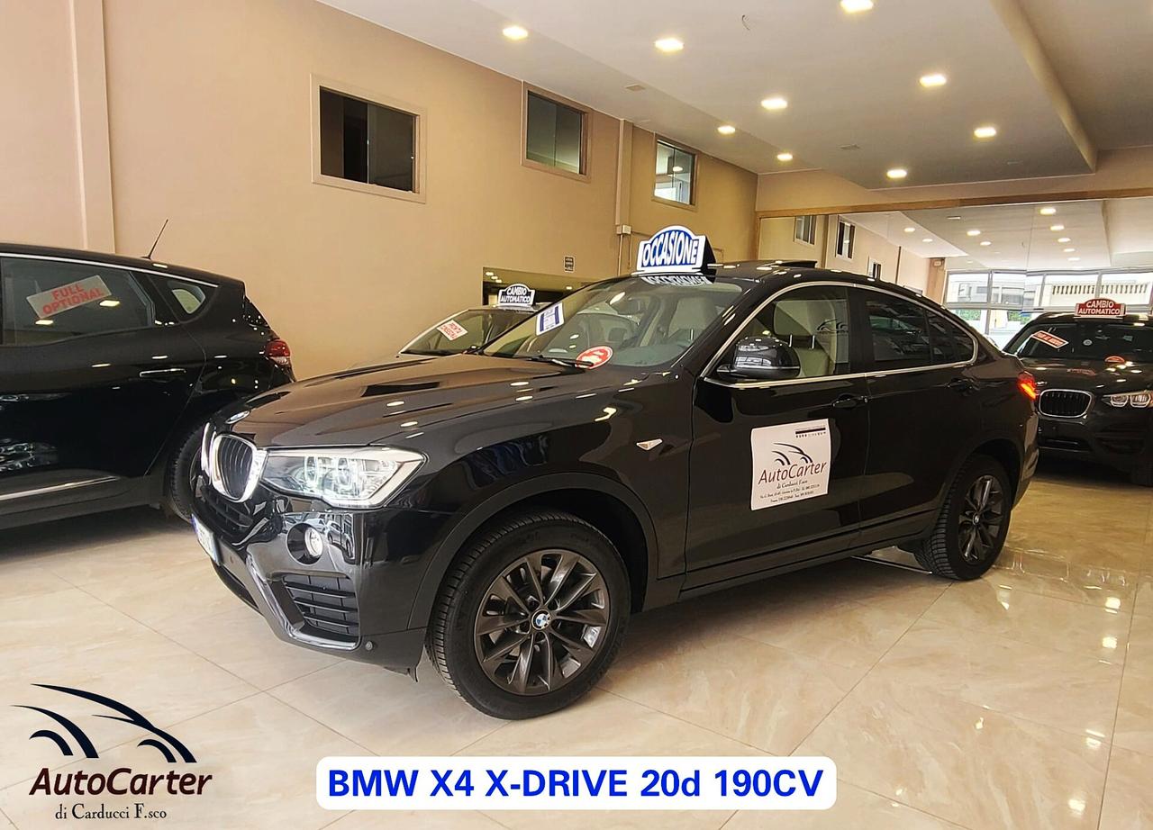 Bmw X4 x-Drive 20d 190CV *TETTO*PERFETTA