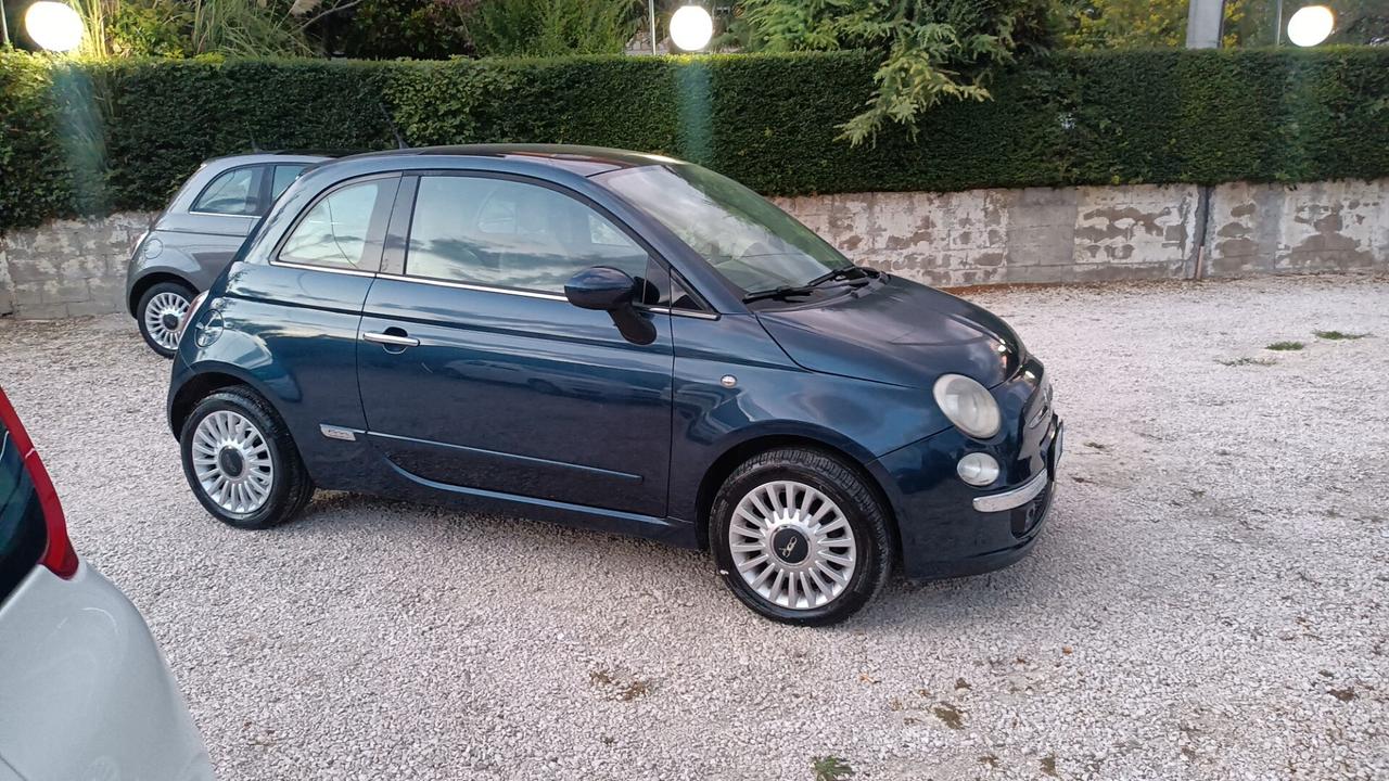 Fiat 500 1.3 diesel Lounge, PELLE, TETTO PANORAMICO