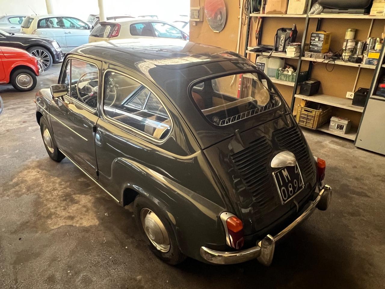 Fiat 600 D 750cc 21CV DOCUMENTI ORIGINALI D’EPOCA